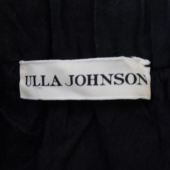 ULLA JOHNSON BLACK AND CREAM FLORAL EMBROIDERED MI - Picture 4 of 4